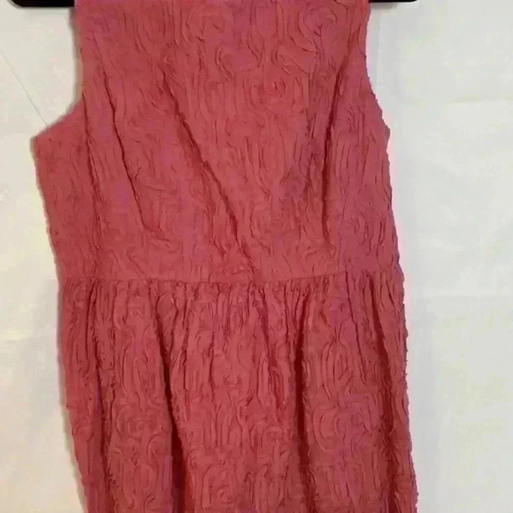 Talbots Sheath Flower Embroidered Peach Dress Size 16P - Picture 5 of 15